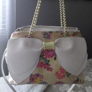 Betsey Johnson floral tote